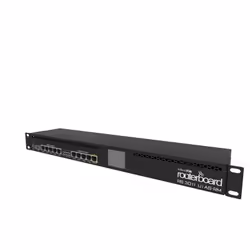 Mikrotik RB3011UIAS-RM Routeur connecté Gigabit Ethernet Noir