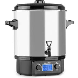 Klarstein Biggie Digital - Distributeur De Boissons Chaudes - Stérilisateur Électrique De Bocaux - 27l