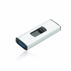 MediaRange MR919, 256 Go, USB Type-A, 3.2 Gen 1 (3.1 Gen 1), 100 Mo/s, Slide, Noir, Argent