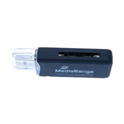 MediaRange MRCS507, MMC, SD, SDHC, SDXC, Noir, 5000 Mbit/s, Plastique, USB 3.2 Gen 1 (3.1 Gen 1), USB