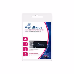 MediaRange MRCS507 lecteur de carte mémoire USB 3.2 Gen 1 (3.1 Gen 1) Interne Noir