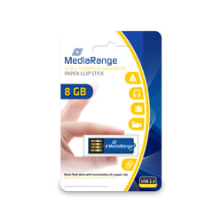 MediaRange MR975 lecteur USB flash 8 Go USB Type-A 2.0 Bleu