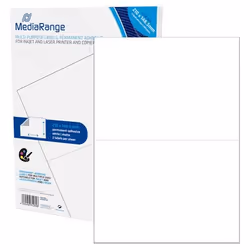 MediaRange MRINK141, Blanc, Permanent, 210 x 148,5, A4, Mat, Laser/a jet d'encre