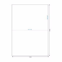 MediaRange MRINK141 étiquette auto-collante Permanent Blanc 100 pièce(s)