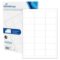 MediaRange MRINK148 étiquette auto-collante Permanent Blanc 1050 pièce(s)