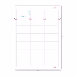 MediaRange MRINK148 étiquette auto-collante Permanent Blanc 1050 pièce(s)