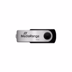 MediaRange MR913 lecteur USB flash 128 Go USB Type-A 2.0 Noir, Argent