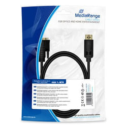 MediaRange MRCS199 câble vidéo et adaptateur 2 m DisplayPort DVI Noir
