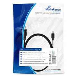MediaRange MRCS188 câble USB 1,8 m USB 2.0 USB A Mini-USB B Noir
