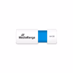 MediaRange USB Stick 64 GB MR974 lecteur USB flash 64 Go USB Type-A 2.0 Bleu, Blanc - Vue supplémentaire 3
