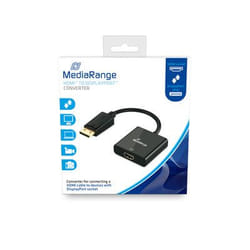 MediaRange MRCS175 câble vidéo et adaptateur 0,15 m HDMI Type A (Standard) DisplayPort Noir