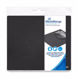 MediaRange MROS251, Noir, Monochromatique, Tissu, Base antidérapante