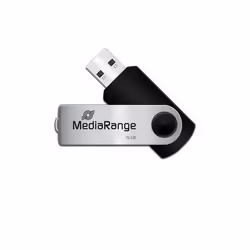 MediaRange MR910-3 lecteur USB flash 16 Go USB Type-A 2.0 Noir, Argent