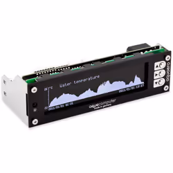 Aqua Computer aquaero 6 PRO, 12 canaux, Noir, LCD, Boutons