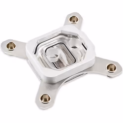 Aqua Computer 21801, Bloc d'eau, Acrylique, Verre acrylique, Aluminium, Nickel, Argent, LGA 2011 (Socket R), LGA 2066, Integr ...