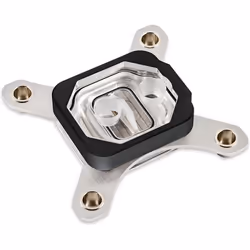 Aqua Computer kryos NEXT, Bloc d'eau, Cuivre, Argent, Métallique, Transparent, LGA 2011 (Socket R), LGA 2066, 1/4", UC