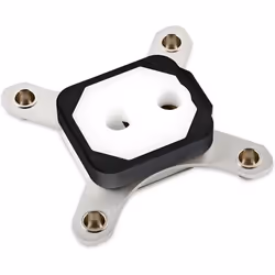 Aqua Computer kryos NEXT, Bloc d'eau, Acétal, Aluminium, Argent, Métallique, Blanc, LGA 2011 (Socket R), LGA 2066, 1/4", UC