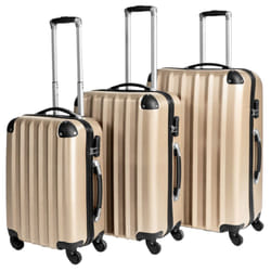 TecTake 402084 pièce de bagage individuel Champagne