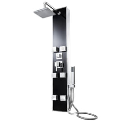 TecTake 402115 système de douche Noir