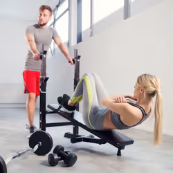 TecTake 402148 banc de musculation Noir