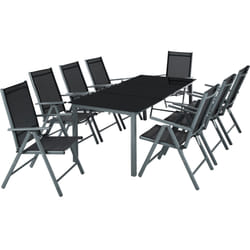 TecTake 402164 ensemble de meubles de jardin Gris