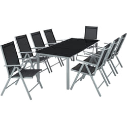 TecTake 402165 ensemble de meubles de jardin Gris
