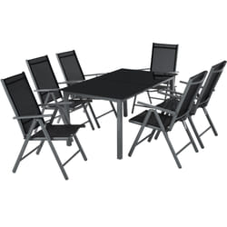 TecTake 402166 ensemble de meubles de jardin Gris