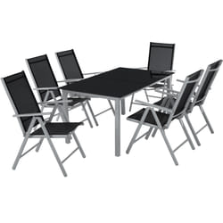 TecTake 402167 ensemble de meubles de jardin Gris