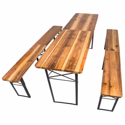 TecTake 402189 ensemble de meubles de jardin Marron