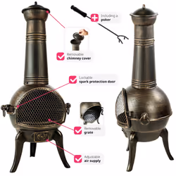 TecTake 402197 barbecue et grill Gris