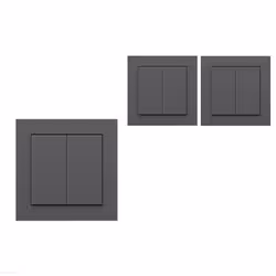 Senic Gira interrupteur d'éclairage Polycarbonate (PC) Anthracite