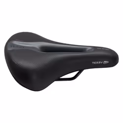 Terry Fisio Flex Gel Max, Siège enfant pour vélo, Ville, Femmes, Noir, Monochromatique