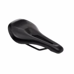 Ergon 40.73777, Selle de vélo, Femmes, Noir, Monochromatique, Nylon, Microfibre