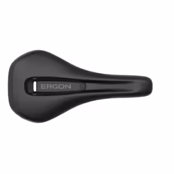 Ergon 40.77491, Selle de vélo, Montagne, Hommes, Noir, Monochromatique, Microfibre