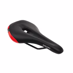 Ergon 40.77499, Selle de vélo, Montagne, Hommes, Noir, Rouge, Monochromatique, Nylon
