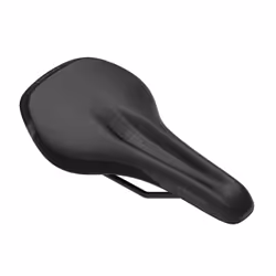 Ergon SMC Core Women, Selle de vélo, Femmes, Noir, Monochromatique, Nylon, Microfibre