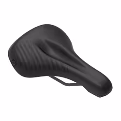 Ergon ST Core Evo Men, Selle de vélo, Hommes, Noir, Monochromatique, Nylon, Microfibre