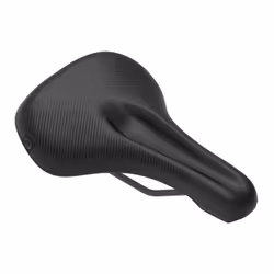 Ergon ST Core Evo Women, Selle de vélo, Femmes, Noir, Monochromatique, Nylon, Microfibre