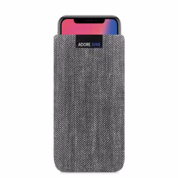 Adore June Business, Housse, Apple, Apple iPhone X, Apple iPhone XS, 14,7 cm (5.8"), Noir, Gris