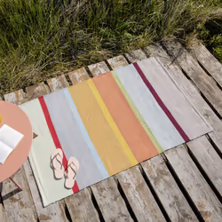 REMEMBER Cambridge Intérieure, Extérieure Tapis Rectangle Polyéthylène téréphthalate (PET) Multicolore