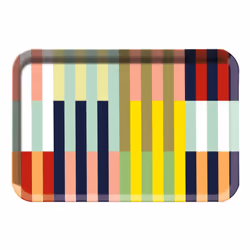 REMEMBER Havanna, Plateau de service classique, Rectangle, Mélamine, Multicolore, 450 mm, 295 mm