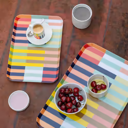 REMEMBER Havanna Plateau de service classique Rectangle Multicolore