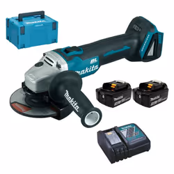 Meuleuse d'angle sur batteries Li-Ion 18V équipée d'un moteur BL sans charbon - DGA504RFJ La meuleuse d'angle Makita DGA504 e ...