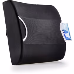 Dossier - un revêtement pour une chaise de bureau, grâce auquel vous pourrez tout donner au travail Coussin de soutien lombai ...