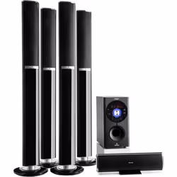 Home cinema 5.1 Auna Bluetooth Système denceintes 5.1 USB/SD/AUX barres de son 145W Noir
