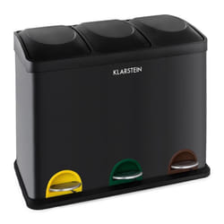 Ecosystème Poubelle à pédale pour tri sélectif & recyclage 45 L (3x15