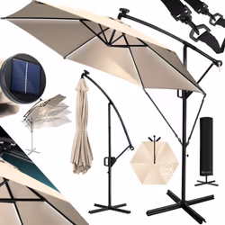 KESSER Parasol - votre compagnon idéal pour l'été, robuste, protection UV, Incl. couverture, angle d'inclinaison réglable, éc ...