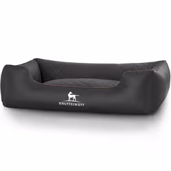 Knuffelwuff 13965-003, Oreiller pour animaux de compagnie, Intérieure, Chien, Noir, Rectangulaire, Monochromatique