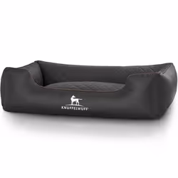 Knuffelwuff 13965-005, Oreiller pour animaux de compagnie, Intérieure, Chien, Noir, Rectangulaire, Monochromatique