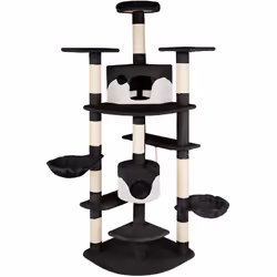 TecTake 402110, Noir, Blanc